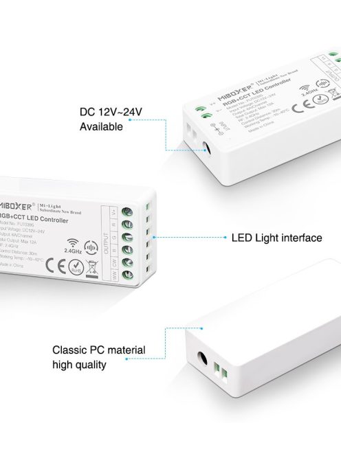 2,4G MiLight RGB+CCT vezérlő (FUT039S)