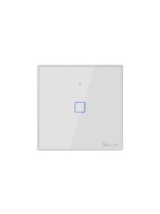   Sonoff TX T2 EU 1C WiFi + RF vezérlésű, távvezérelhető, érintős villanykapcsoló (fehér, kerettel) (SON-KAP-TXT21)