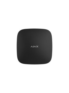   Ajax Hub Plus 2 vezeték nélküli riasztóközpont, 4G, 3G, 2G, Ethernet, WiFi,; riasztás kieg. képpel fekete