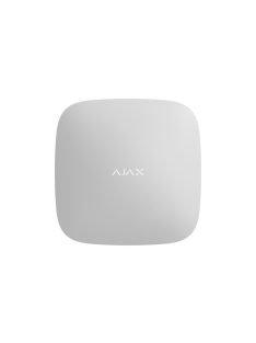   Ajax Hub Plus 2 vezeték nélküli riasztóközpont, 4G, 3G, 2G, Ethernet, WiFi, riasztás kieg. képpel fehér