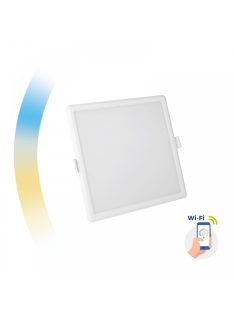   ALGINE 12W CCT+DIM Wi-Fi Spectrum SMART négyzetpanel, süllyeszthető