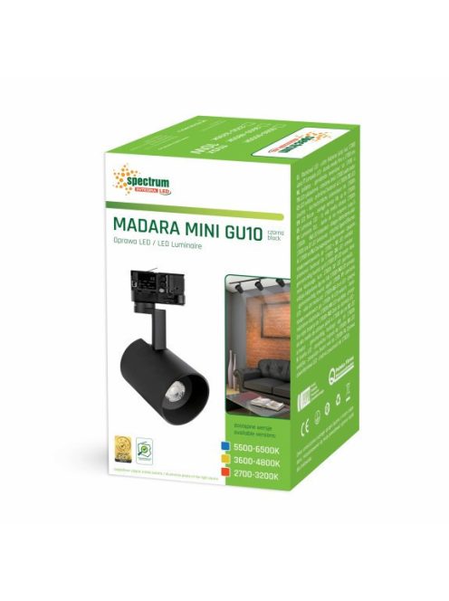 MADARA Mini GU10 Fekete