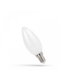 LED gyertya E14 230V 4W COG WW fehér (WOJ14069)