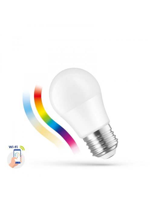 LED Kisgömb E27 230V 5W RGB+CCT+DIM WIFI - SMART (WOJ14515)